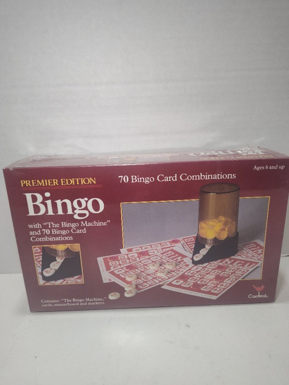 Vintage 1981 Cardinal Bingo Premier Edition No 1060 Sealed 70 Cards
